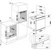 Whirlpool W7 OS4 4S2 H BL Beépíthető Gőzsütő 8 funkcióval, Digit. Kijelzővel, 73 L, Teleszkópos sütősín, Öntisztító funkció: Hidrolitikus