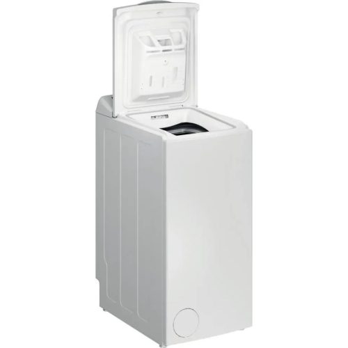 Indesit BTW S50400 EU/N Felültöltős mosógép C Energiaosztály, 5 kg, 1000 fordulat/perc, Centrifugálási zajszint: 76 dB, Inverter motor nélkül, Gőzfunkció nélkül
