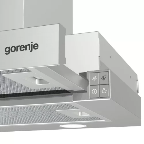 Gorenje BHP623E13X Beépíthető Kihúzható páraelszívó LED világítás 1 db motor,639 m3/h,54-68 dB,60 cm széles,C