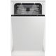 Beko BDIS38040Q Beépíthető mosogatógép, 10 teríték,8.9 L,8 prog.,45 dB,C,Felső evőeszk.,45 cm,Digit.kijelző, Autom.ajtónyit.