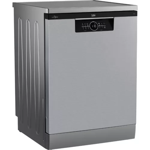 Beko BDFN26530X Szabadonálló mosogatógép, 15 teríték,9.9 L,6 prog.,44 dB,D,Felső evőeszk.,60 cm,Digit.kijelző, Autom.ajtónyit