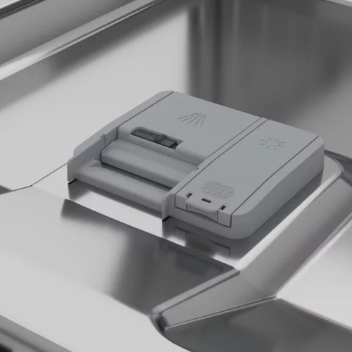 Beko BDFN26530X Szabadonálló mosogatógép, 15 teríték,9.9 L,6 prog.,44 dB,D,Felső evőeszk.,60 cm,Digit.kijelző, Autom.ajtónyit