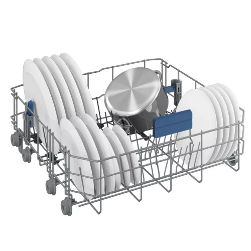 Beko BDFN26530X Szabadonálló mosogatógép, 15 teríték,9.9 L,6 prog.,44 dB,D,Felső evőeszk.,60 cm,Digit.kijelző, Autom.ajtónyit