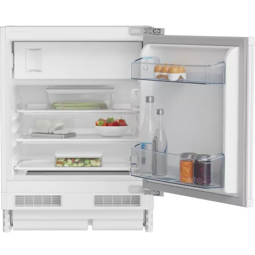 Beko BU1154N Beépíthető Egyajtós hűtőszekrény, E,92L,Nofrost nélkül,37 dB,Szél: 59.5 cm,Mag: 82 cm,Mély: 54.5 cm
