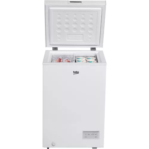 Beko CF100EWN Fagyasztóláda C/98L,Nofrost nélkül,40 dB,Szél: 54.5 cm,Mag: 84.5 cm,Mély: 54.5 cm