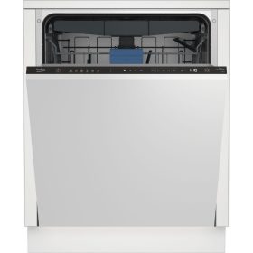   Beko BDIN36535 Beépíthető mosogatógép, 15 teríték,9.9 L,6 prog.,45 dB,D,Felső evőeszk.,60 cm,Digit.kijelző, Autom.ajtónyit.