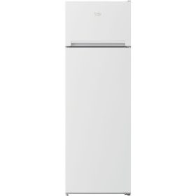   Beko RDSA280K40WN Felülfagyasztós hűtőszekrény E,204L/46L,Nofrost nélkül,37 dB,Szél: 54 cm,Mag: 160.6 cm,Mély: 57.4 cm