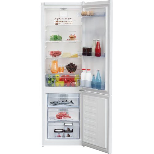 Beko RCNA305K40WN Alulfagyasztós hűtőszekrény E,190L/76L,Nofrost,38 dB,Szél: 54 cm,Mag: 181.3 cm,Mély: 57.4 cm