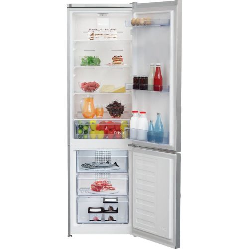 Beko RCNA305K40SN Alulfagyasztós hűtőszekrény E,190L/76L,Nofrost,38 dB,Szél: 54 cm,Mag: 181.3 cm,Mély: 57.4 cm