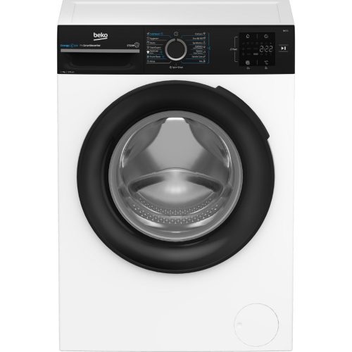 Beko BM3WFSU37213WPBB Elöltöltős mosógép A,7 kg,Keskeny mélység,1200 ford/perc,74 dB,Inverter motorral,Gőzfunkcióval