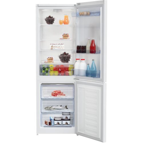 Beko RCSA330K40WN Alulfagyasztós hűtőszekrény E,205L/95L,Nofrost nélkül,38 dB,Szél: 59.5 cm,Mag: 185.1 cm,Mély: 59.2 cm