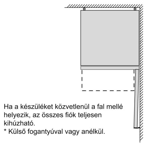 Bosch KGN39VLEB Alulfagyasztós hűtőszekrény E,260L/103L,Nofrost,36 dB,Szél: 60 cm,Mag: 203 cm,Mély: 67 cm