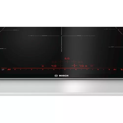 Bosch PIV975DC1E Beépíthető Indukciós főzőlap Fém keretes, 11100 W, Érintőszenzoros, Gyerekzár, Booster funkció, 3 fázisra köthető