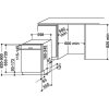 Whirlpool WBC 3C26 X Beépíthető mosogatógép, 14 teríték,9 L,7 prog.,46 dB,E,Alsó evőeszk.,60 cm,Digit.kijelző,Autom.ajtónyit.